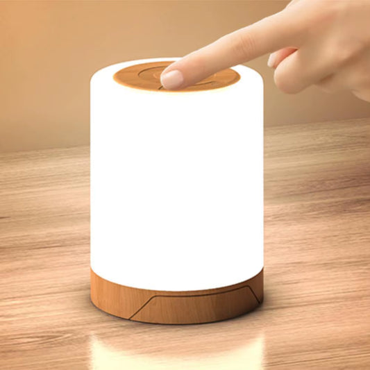 Bedside Table Lamp with Timer Modern Decorative Light 3000K Desk Reading Light Touch Sensor for Bedroom Living Room